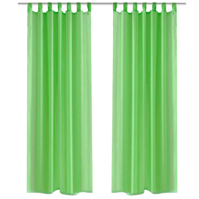 Curta di Vidaxl Applegroen 140x225 cm (2 pezzi)