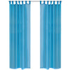 Vidaxl gordijn turquoise 140x175 cm (2 stuks)