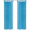 Vidaxl Curtain Turquoise 140x225 cm (2 pezzi)