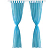 Vidaxl Turquoise Vitrage 140 x 245 cm 2 pezzi