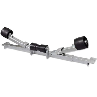 Soporte de Vidaxl Kiel para Boot Trailer con rodillos
