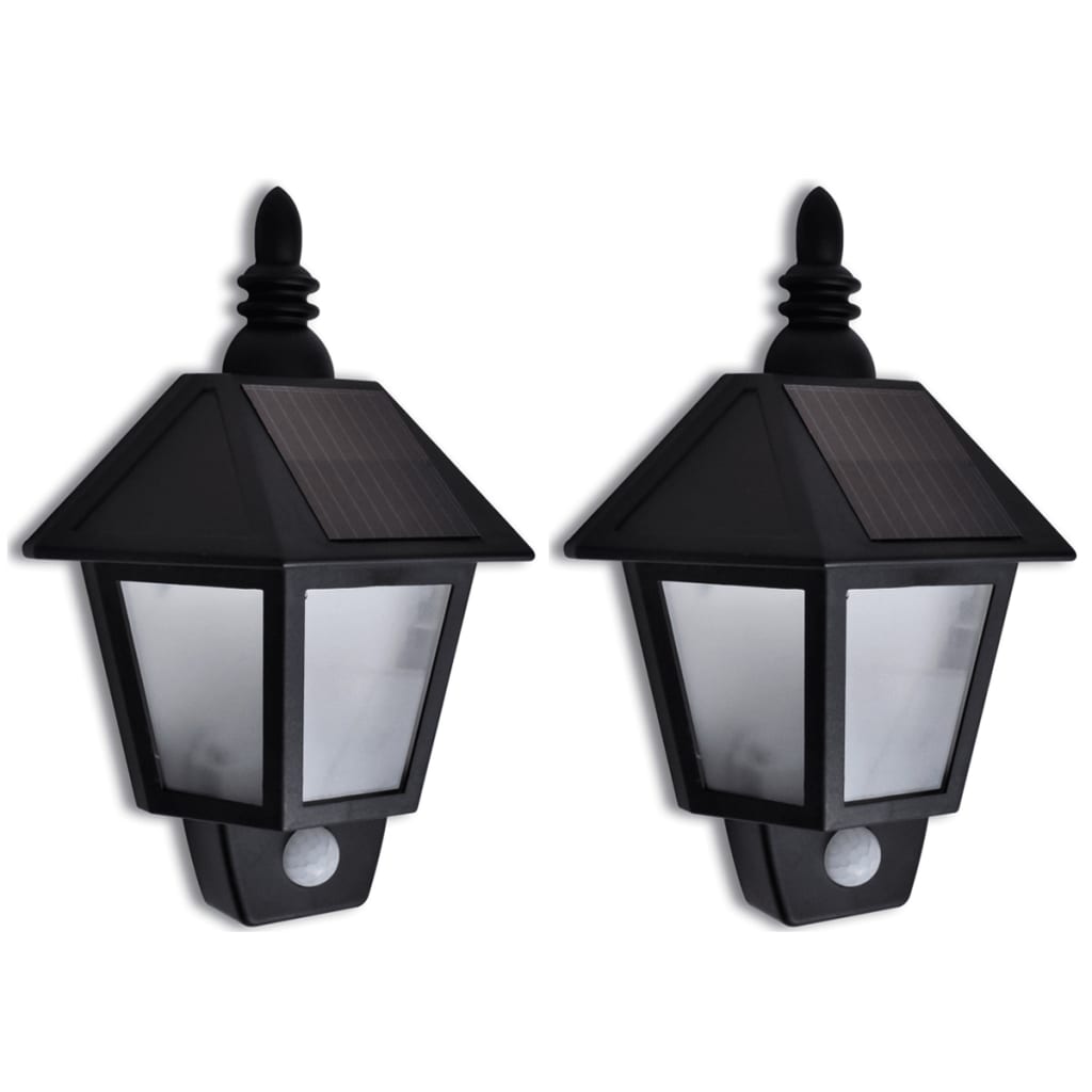 Vidaxl Wall Lamp Solar con sensore amorevole 2 m