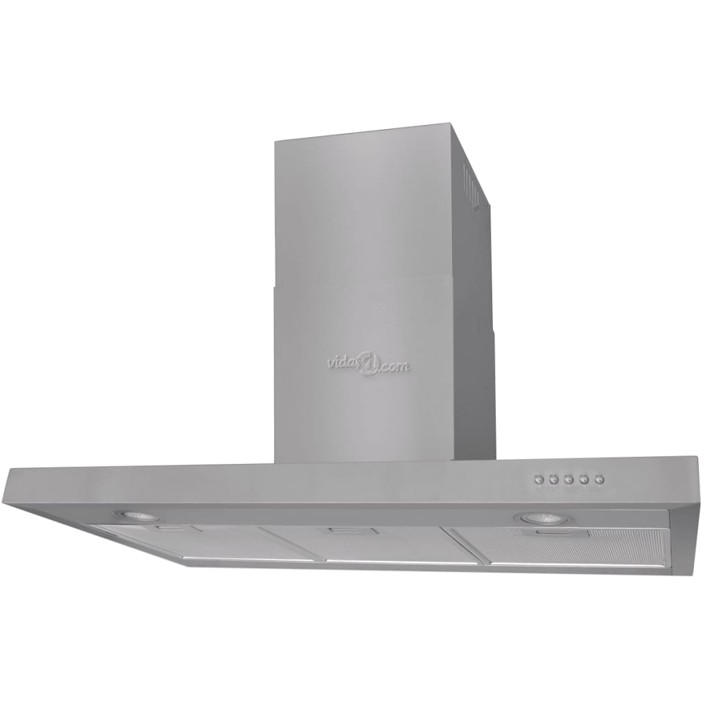 Vidaxl Extractor Hood Flat 900 mm de acero inoxidable