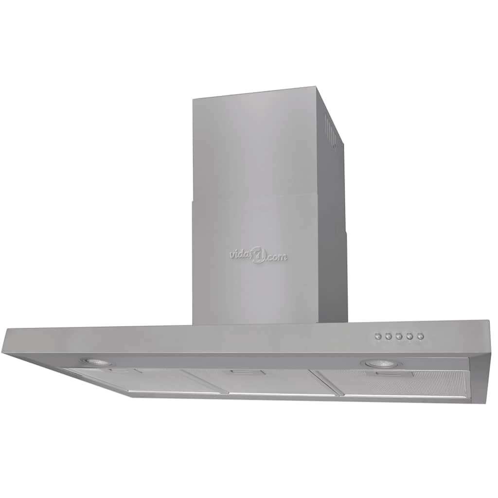 Vidaxl Extractor Hood Flat 900 mm de acero inoxidable