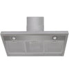 Vidaxl Extractor Hood Flat 900 mm de acero inoxidable