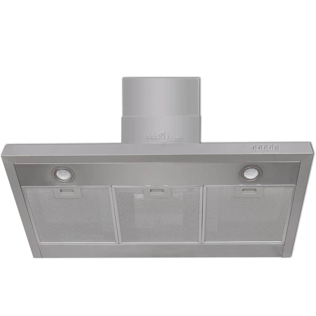 Vidaxl Extractor Hood Flat 900 mm de acero inoxidable