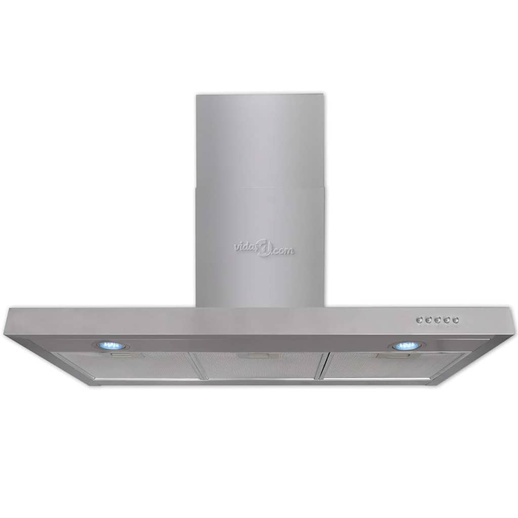Vidaxl Extractor Hood Flat 900 mm de acero inoxidable
