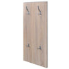 Vidaxl Conjunto de gabinete de zapatos de 3 piezas de color de madera y blanco