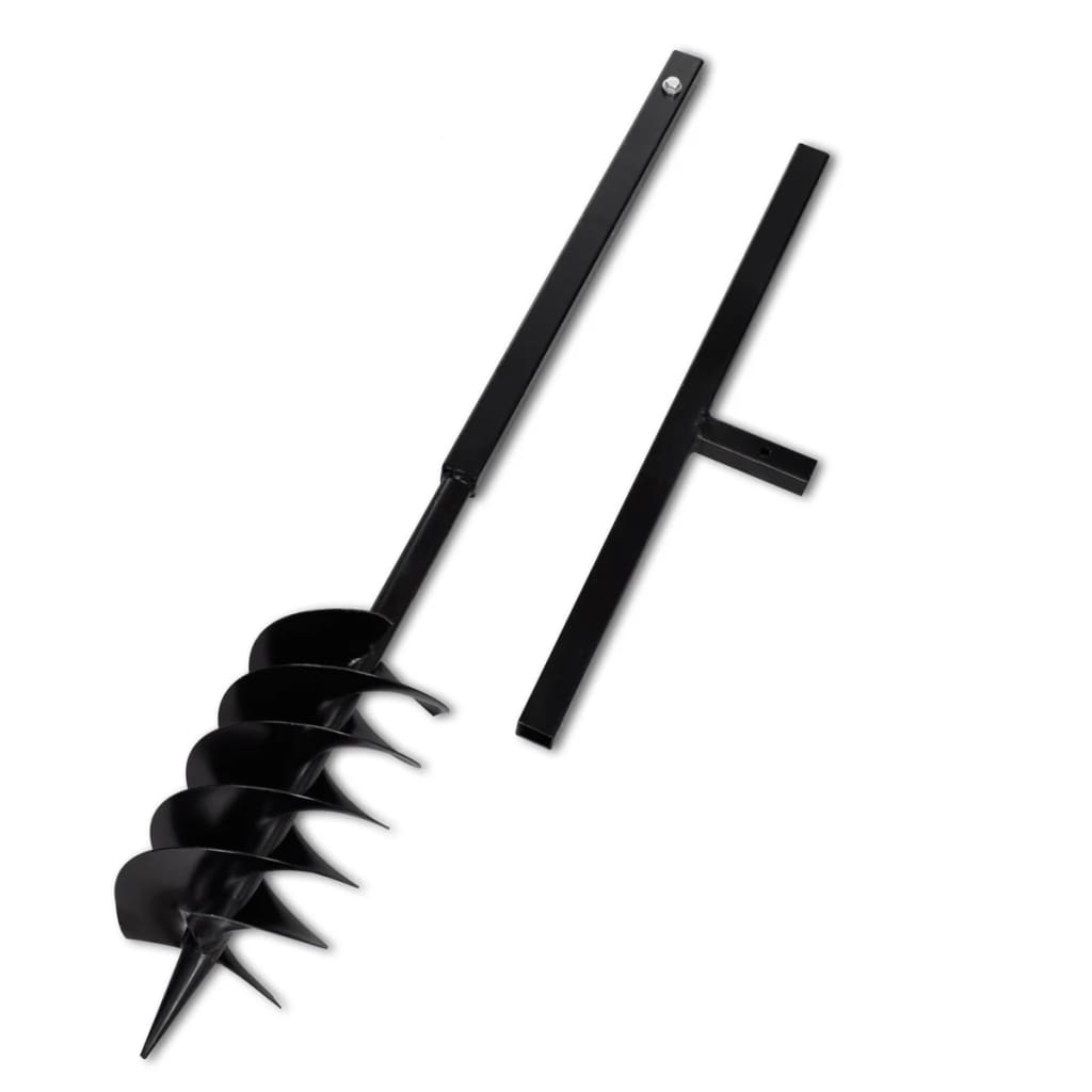 Taladro de tierra Vidaxl con mango de 150 mm y extensiones 13 m (acero)