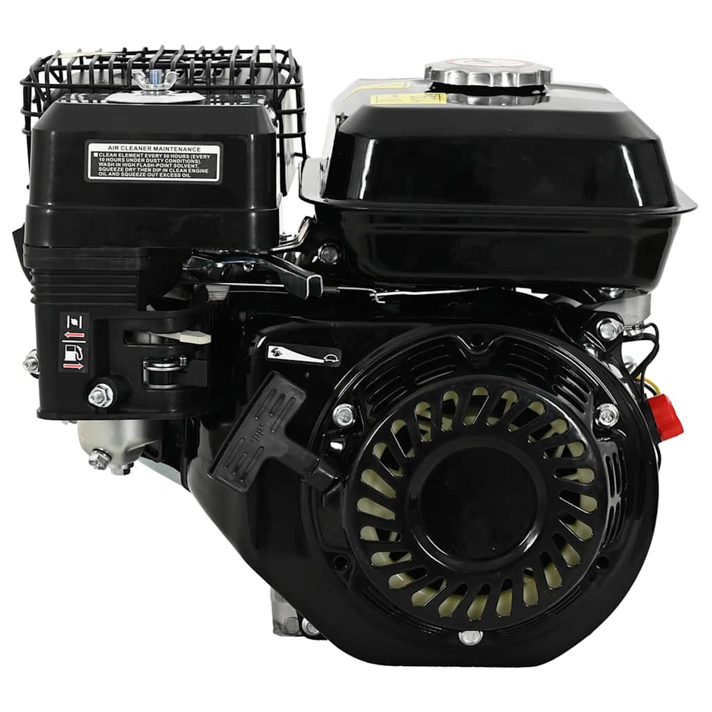 Vidaxl Gasoline Engine 6.5 hp 4.8 kW Negro