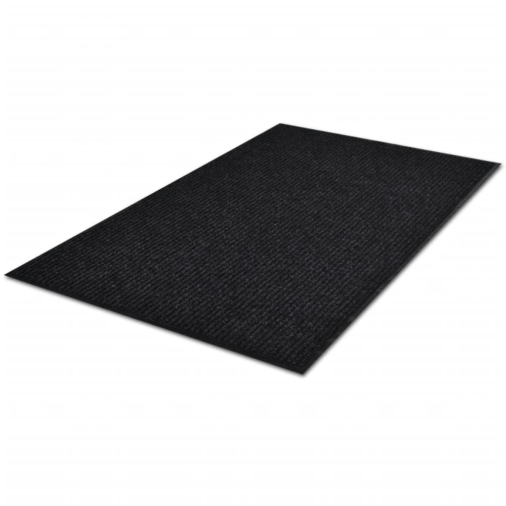 Vidaxx Felpudo 90x150 cm PVC negro