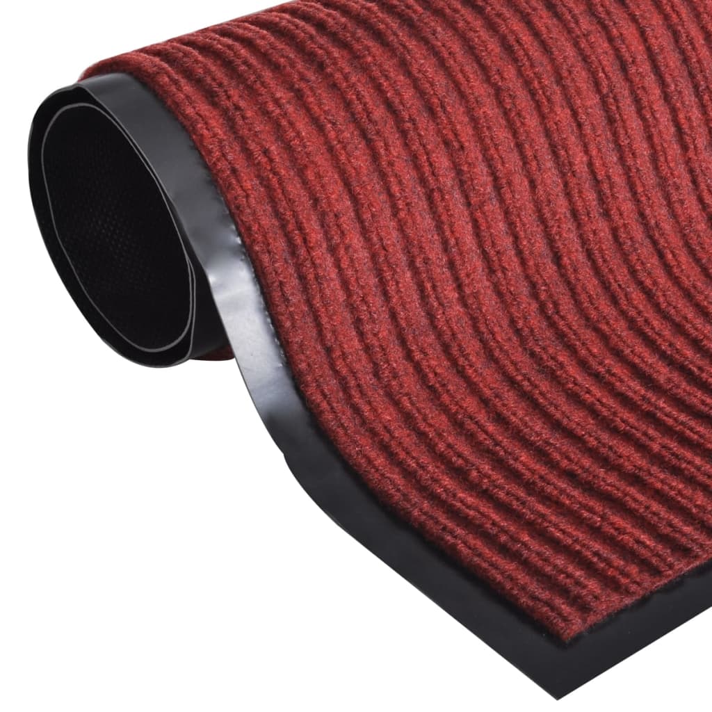 Vidaxl deurmat 120x180 cm pvc rood