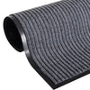 Vidaxl deurmat 90x150 cm pvc grijs