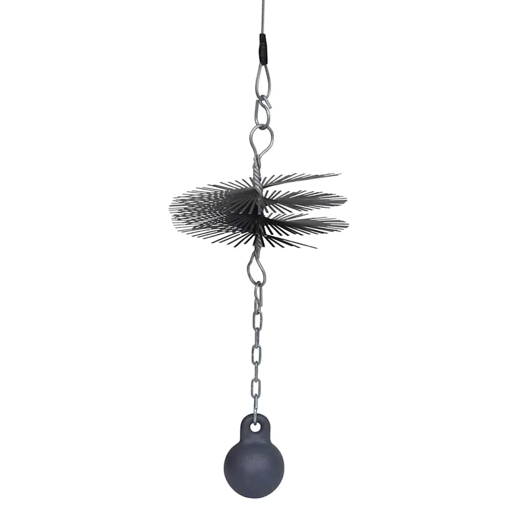 Cepillo de barrido de chimenea de Vidaxl alrededor de Ø 20 cm