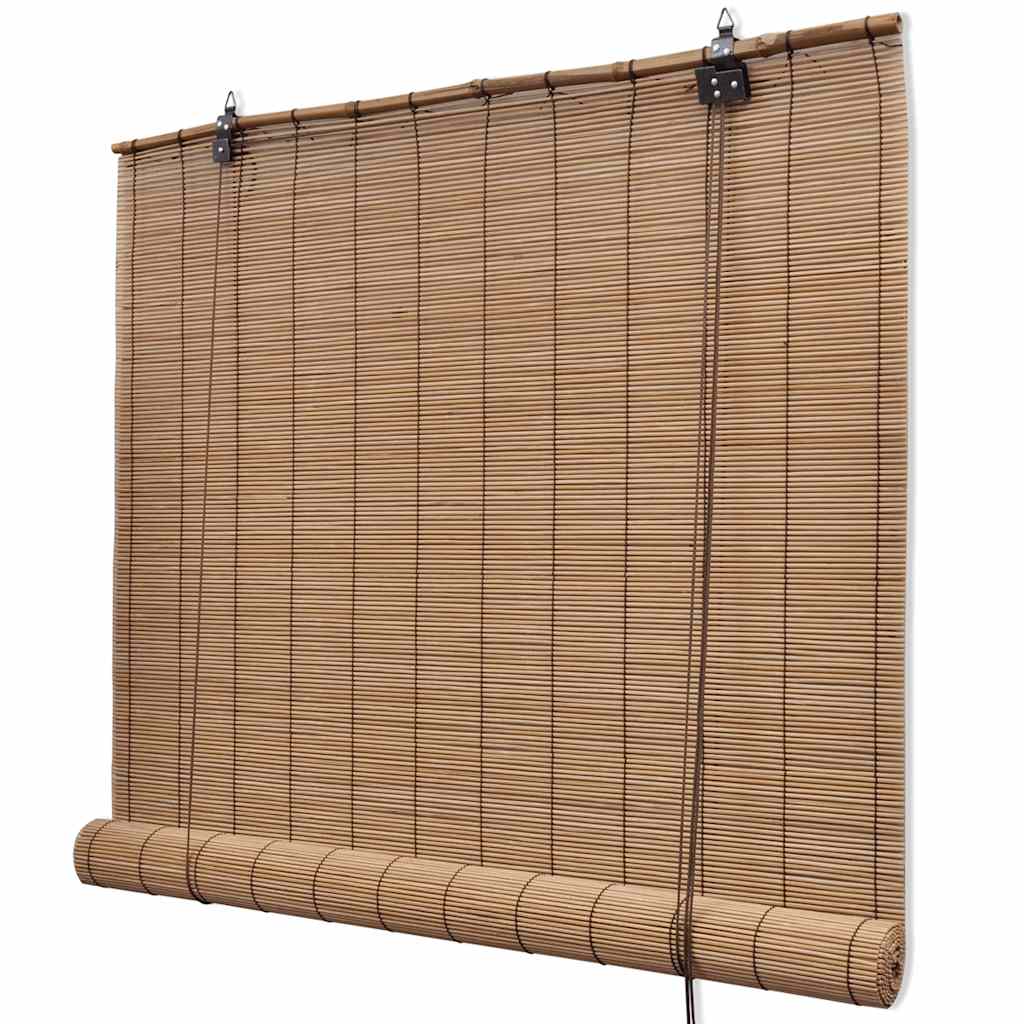 Vidaxl Roller Blind 80x160 cm Bamboo marrone