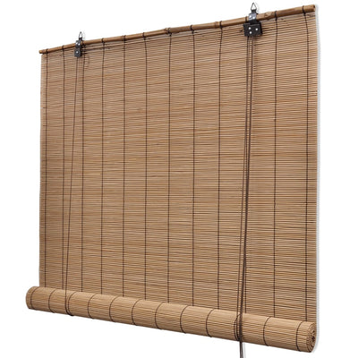 Vidaxl rullo cieco 150x220 cm Bamboo marrone