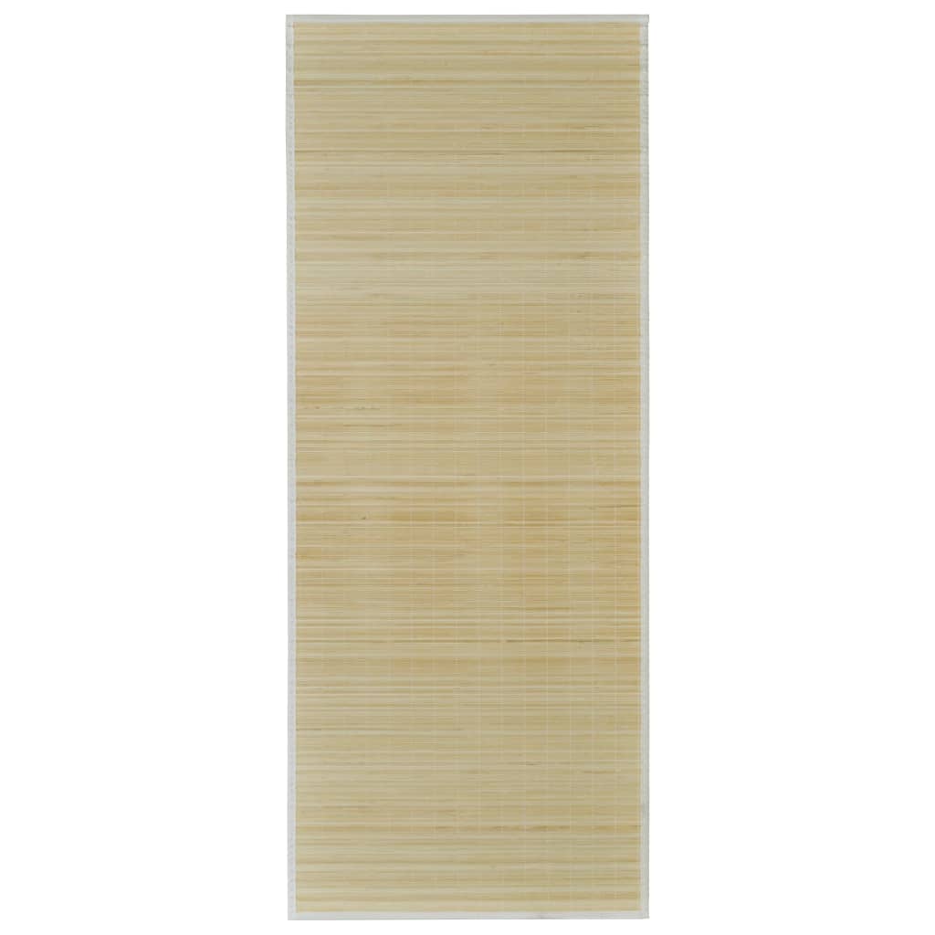 Vidaxl Carpet Rectangular 80x200 cm Bamboo Naturale