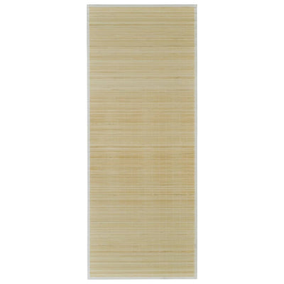 Vidaxl tapijt rechthoekig 80x300 cm bamboe naturel