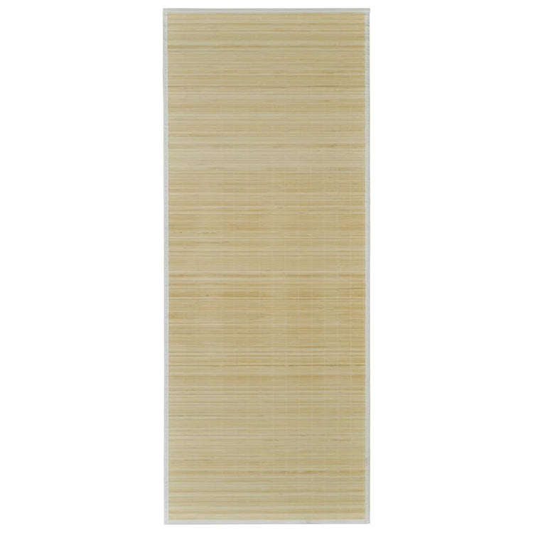 Vidaxl alfombra rectangular 80x300 cm bambú natural