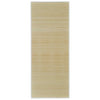 Vidaxl tappeto rettangolare 120x180 cm Bamboo naturale