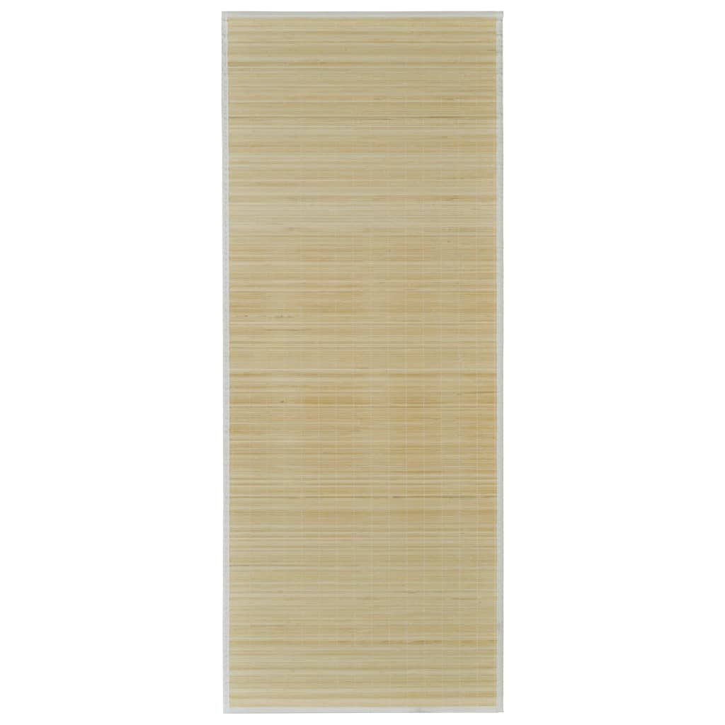 Vidaxl tappeto rettangolare 120x180 cm Bamboo naturale
