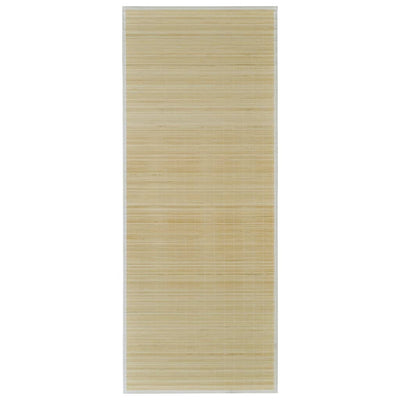 Vidaxl alfombra rectangular 120x180 cm bambú natural