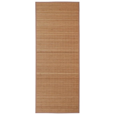 Alfombra Vidaxl rectangular 80x300 cm bambú marrón