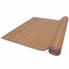 Vidaxl alfombra rectangular 120x180 cm bambú marrón