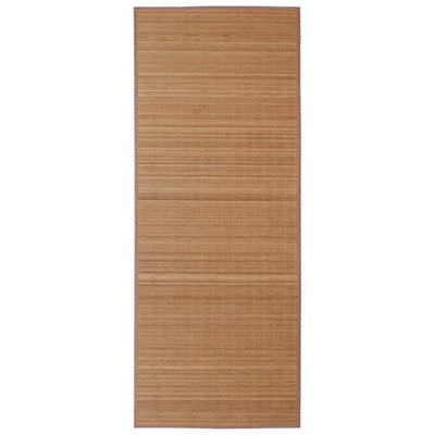 Vidaxl tapijt rechthoekig 150x200 cm bamboe bruin
