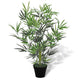 Vidaxl Árbol artificial con bambú de olla 80 cm
