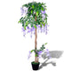 Vidaxl Planta Artificial Blue Rain con maceta de 120 cm