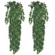 Vidaxl Piante artificiali 2 Strikop 90 cm Verde