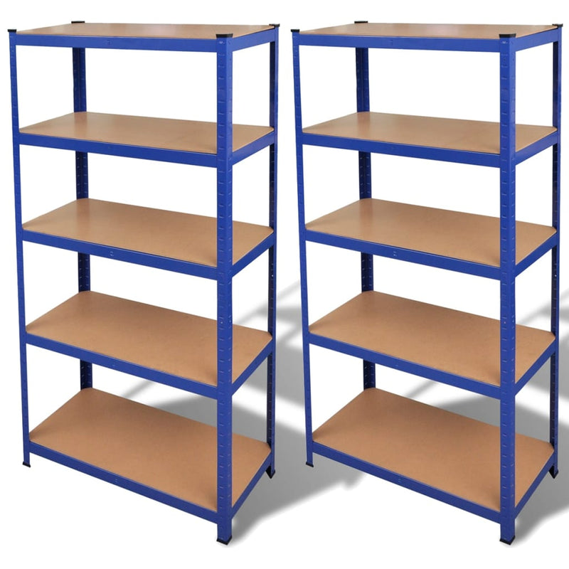 Vidaxl Storage Backs 2 St Blue