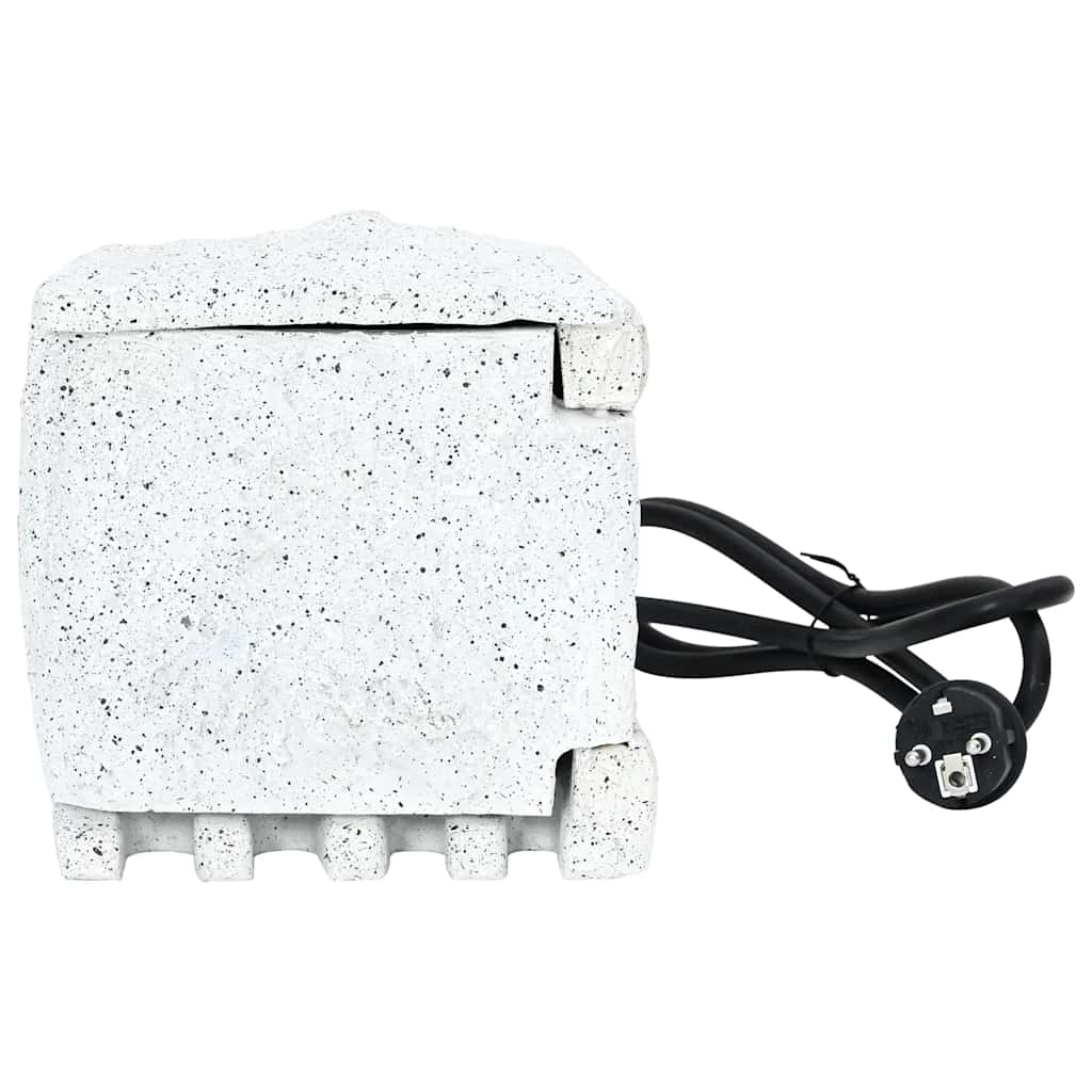 Vidaxl Garden Stop Contact with Time Switch Artificial Stone