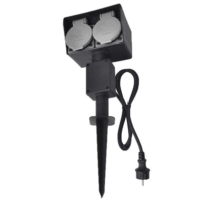 Vidaxl buitenstopContact con pin de tierra