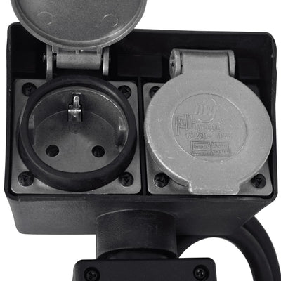 Vidaxl buitenstopContact con pin de tierra