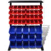 Vidaxl Garage Storage Rack (blu e rosso)