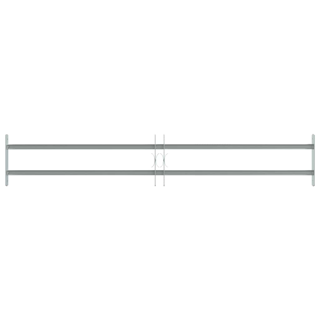 Protección de ventana de Vidaxl ajustable con 2 varillas cruzadas 1000-1500 mm