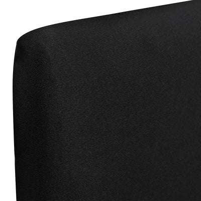 Vidaxl 6 cubre las cubiertas rectas negras