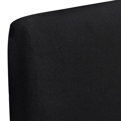 Vidaxl 6 cubre las cubiertas rectas negras