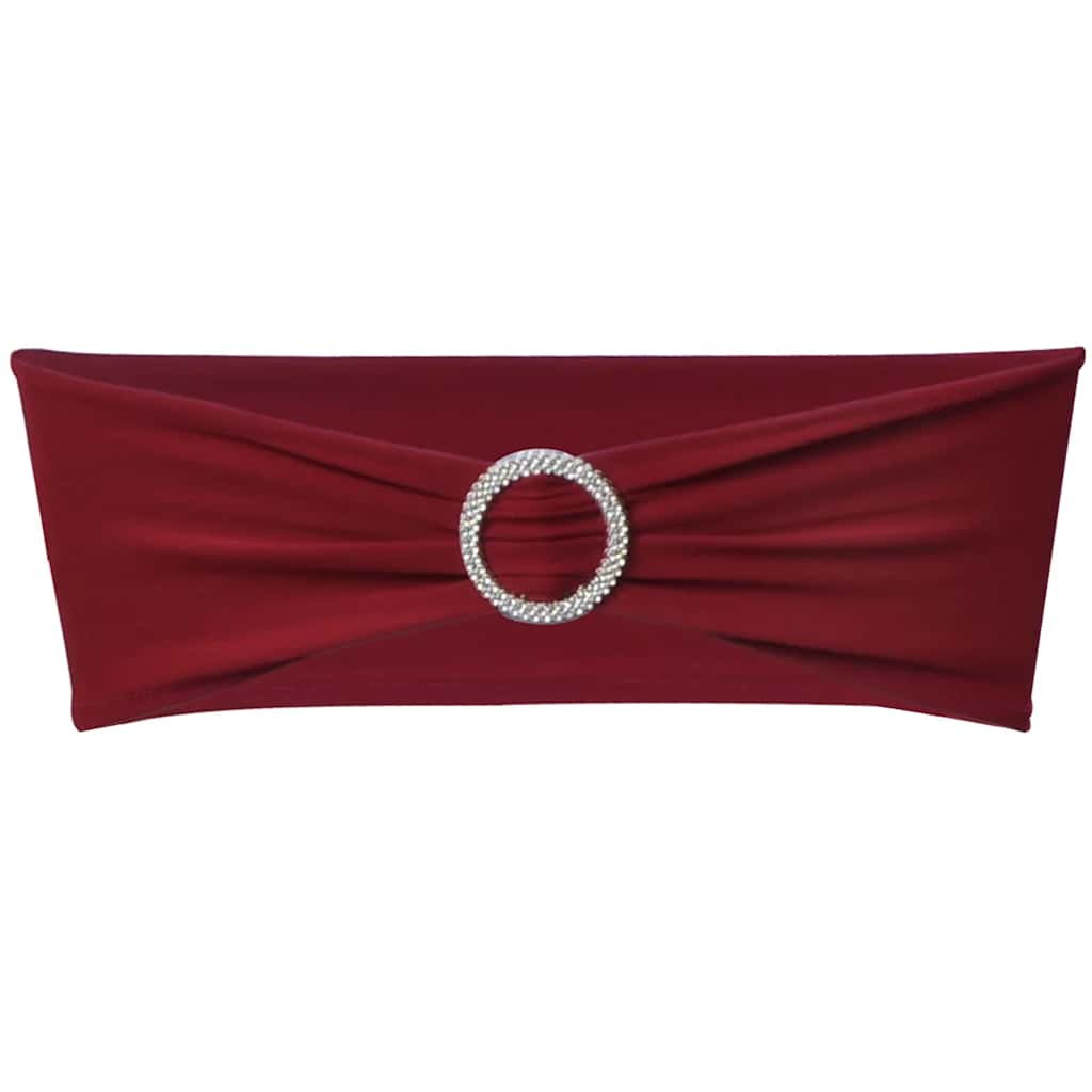 Vidaxl Decorative Stoellint con un diamante 25 pezzi (vino rosso)