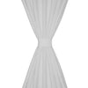 Vidaxl micro-satijnen gordijnen met ringen 140 x 175 cm 2 stuks (creme)