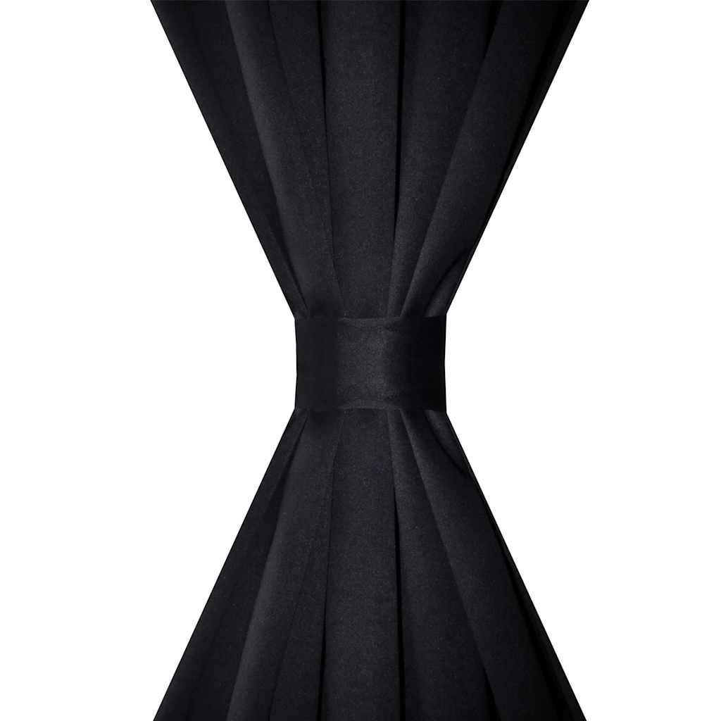 Tende Vidaxl con slot 135 x 245 cm neri 2 m