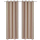 Tende Vidaxl con anelli di metallo 135 x 245 cm 2 pezzi (crema)