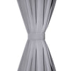 Vidaxl gordijnen met metalen ringen 135 x 245 cm 2 stuks (grijs)