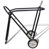 Vidaxl saster rack con ruote pieghevoli metallici