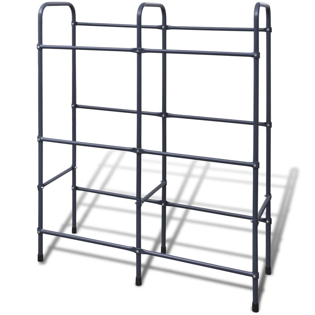 Vidaxl Storage Rack para 6 cajas de acero