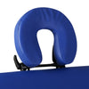 Vidaxl Massage Tabella con 2 zone pieghevole cornice in alluminio blu