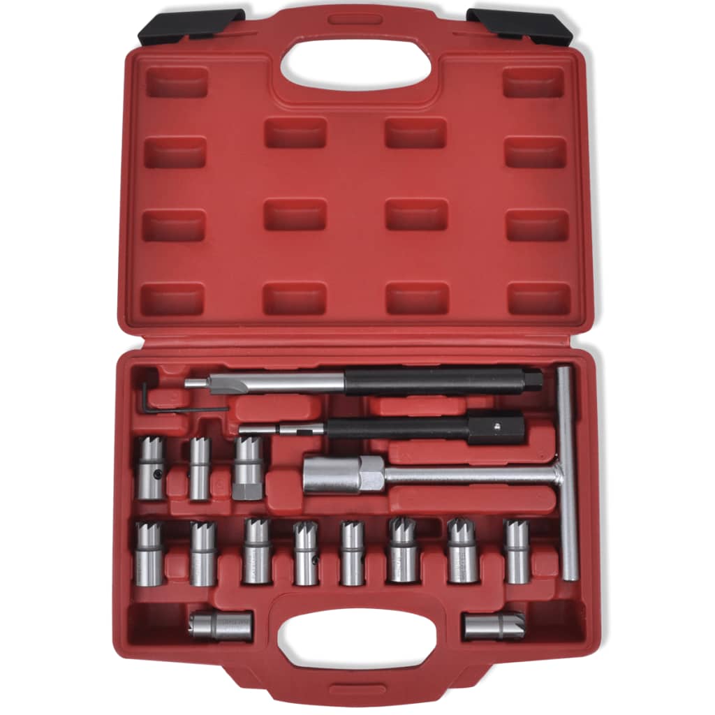 Vidaxl Diesel Conjunto de mantenimiento del asiento ingradante (17 piezas)