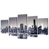 Vidaxl lienzo Presión de pared Monocromo York Skyline 200 x 100 cm